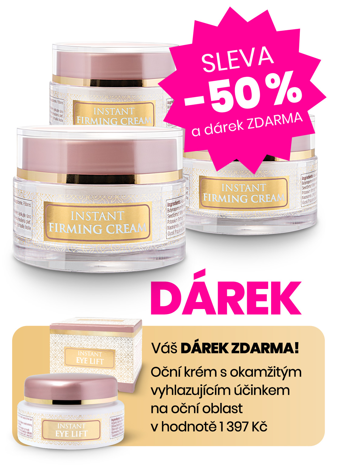Aimé Instant Firming krém s botoxovým účinkem